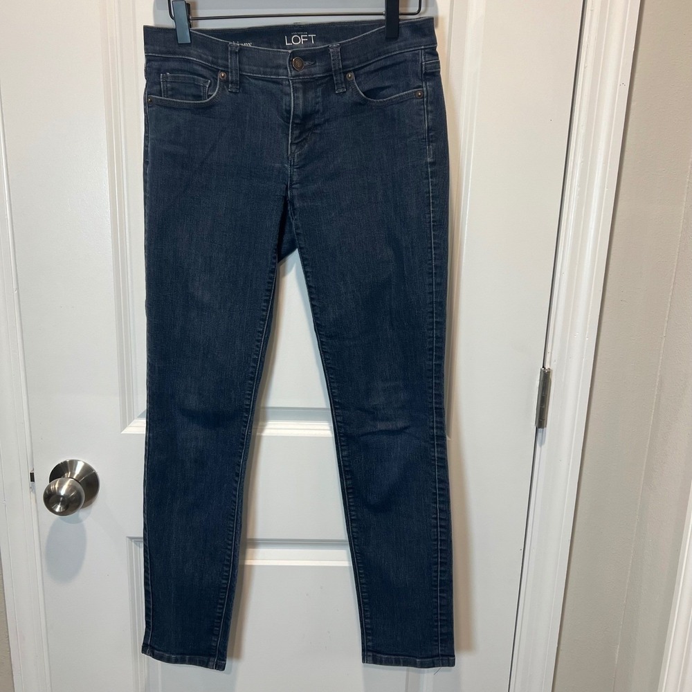 Ann Taylor LOFT Womens Modern Skinny Jeans Dark Wash 2/26